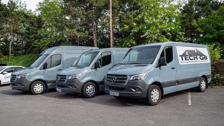 Flote de vechicules de TECH GB a Noisy-le-Grand